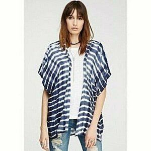 Forever 21 Tie Dye Cardigan Jacket Kimono Top L